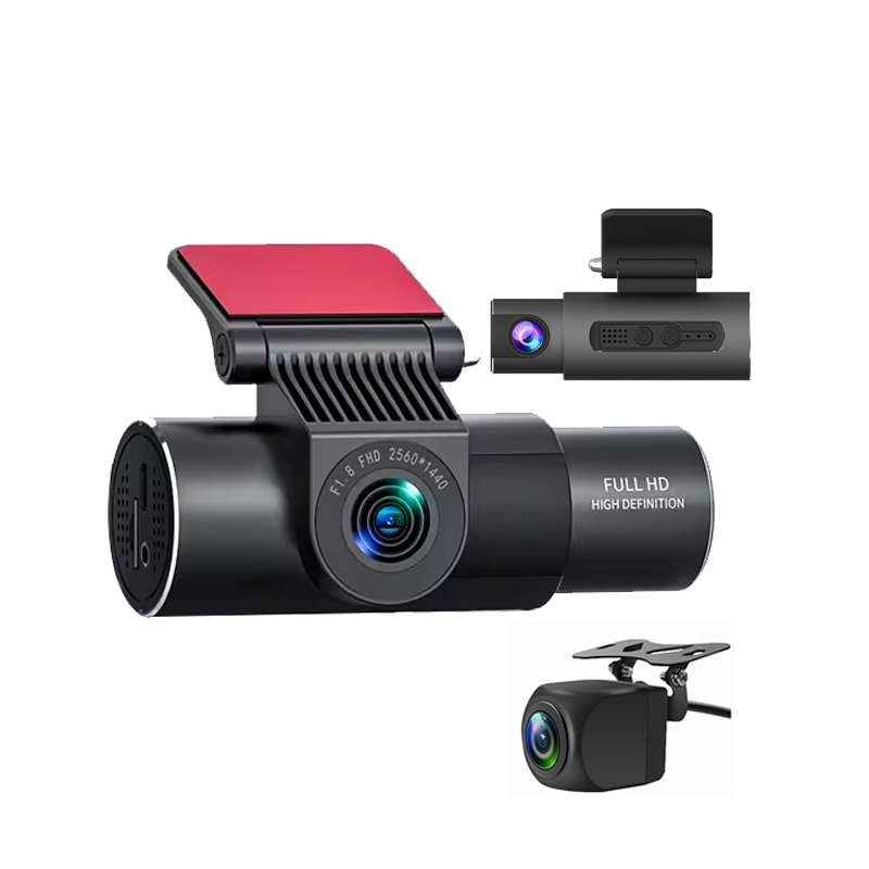 Car Dash Cam - Versteckte 3 Kameras 2K Dashcam Auto