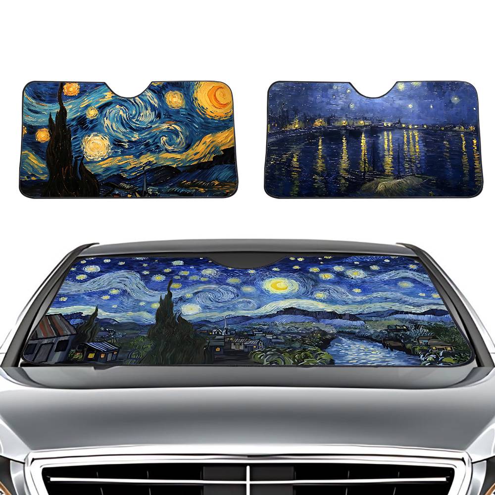 Car Accessories Window - Sternennacht V-Van G-Gogh Auto Sonnenschutz Windschutzscheibe
