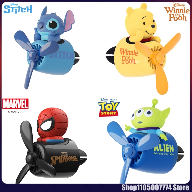 Car Accessories Inside - Stich Spiderman Alien Charaktere Auto montiert