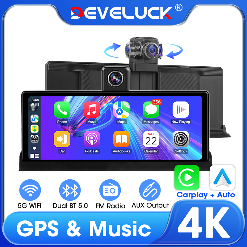 Car Dash Cam - 10,26 ''Original Auto Stil Drahtlose CarPlay