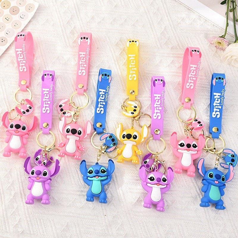 Car Accessories Girly - Kawaii Lilo & Stitch Spielzeug Schlüsselanhänger