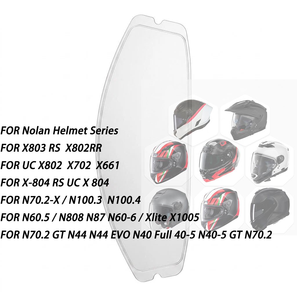 Car Accessories Xcent - Anti-Beschlag-Folie für Nolan X-lite X803 X804