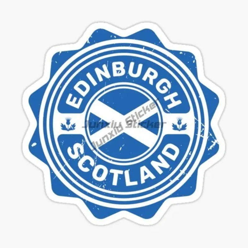 Car Accessories Edinburgh - EDINBURGH SCHOTTLAND Landschafts-Autoaufkleber, selbstklebendes Vinyl, wasserfest,