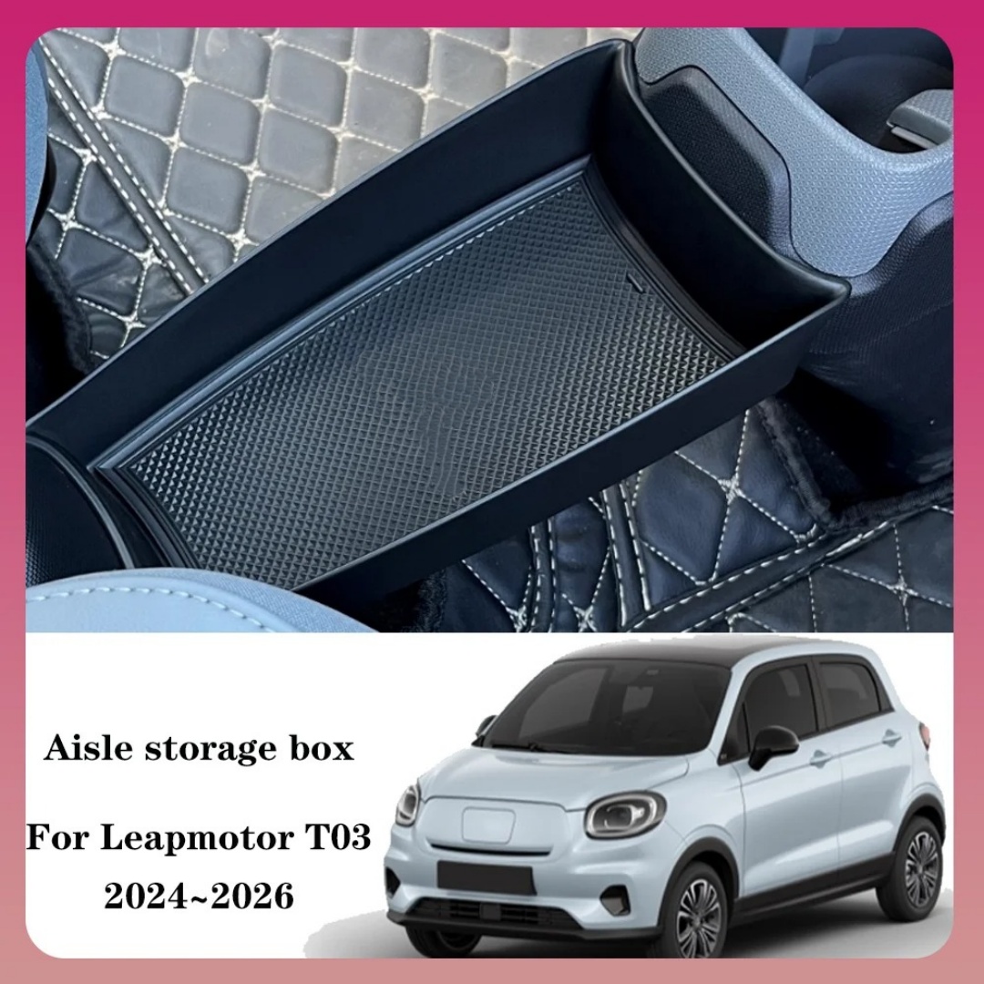 Car Accessories Etsy - Für Leapmotor T03 2024 2025: Mittelkonsolen-Aufbewahrungsbox,