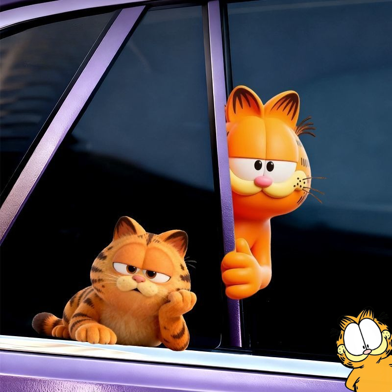 Car Accessories Window - Garfield Anime Cartoon Niedliche Lustige Sticker