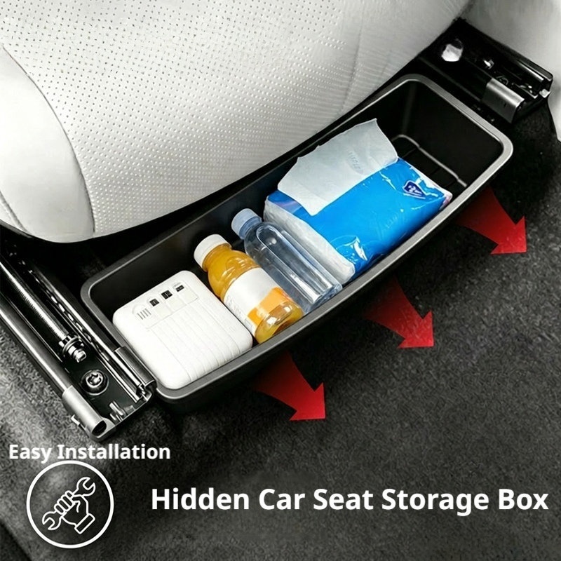 Car Accessories Quirky - Universelle Aufbewahrungsbox für unter dem Autositz,