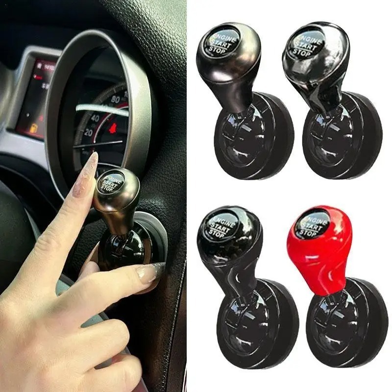 Car Accessories Etsy - Auto-Startknopf mit Ein-Knopf-Bedienung und Retro-Joystick-Dekoration, Automobil-Innenausstattung,
