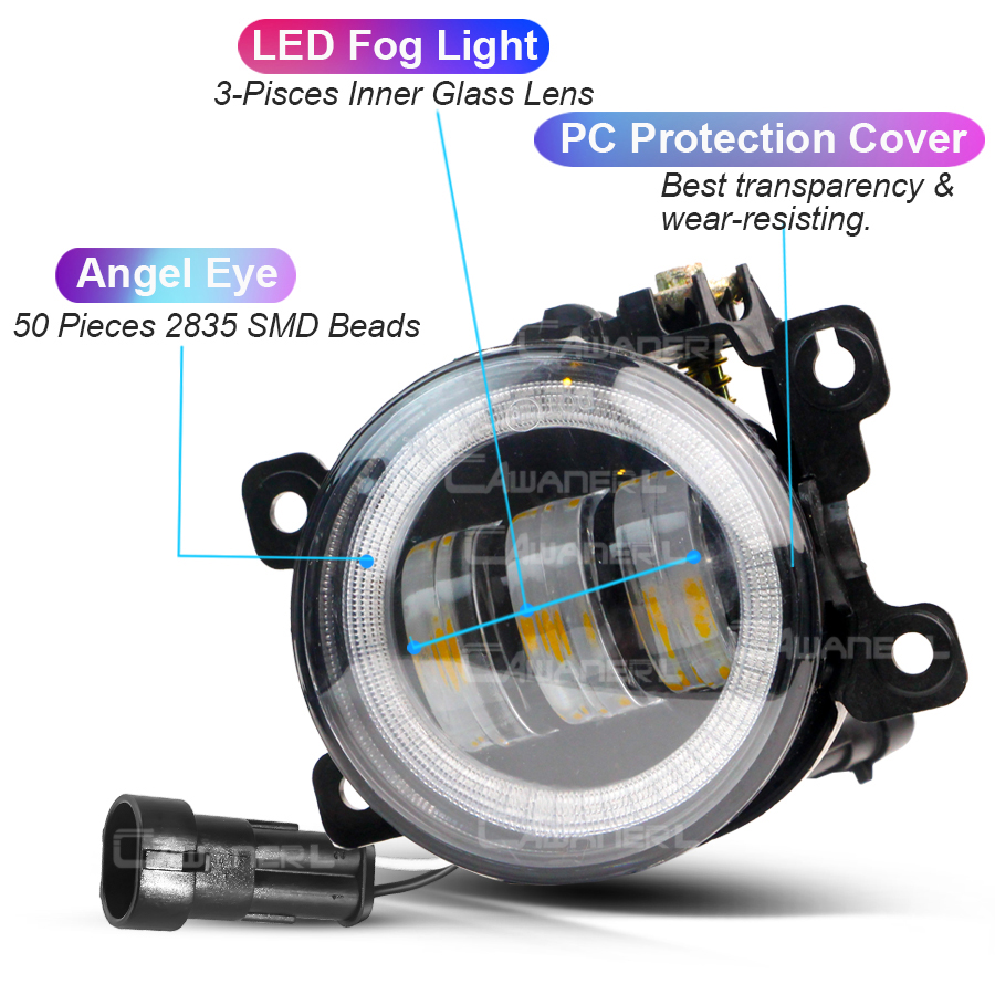 2 X Einstellbare Auto LED Nebe – Car Accessories Xcent Bewertung und Preis