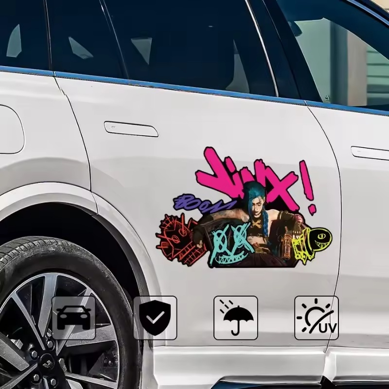 Arcane Jinx Graffiti Reflektie – Car Accessories Window Bewertung und Preis