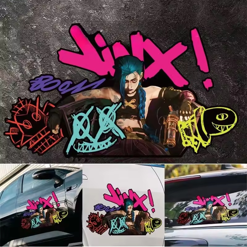 Arcane Jinx Graffiti Reflektie – Car Accessories Window Bewertung und Preis