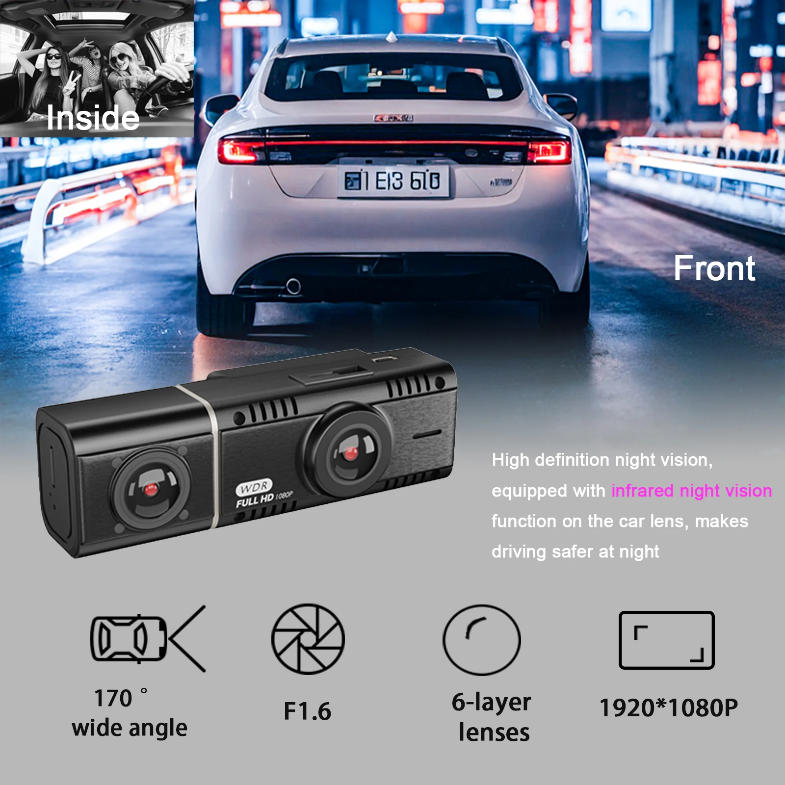 Auto Dual-Dashcam Vorne und In – Car Dash Cam Bewertung und Preis