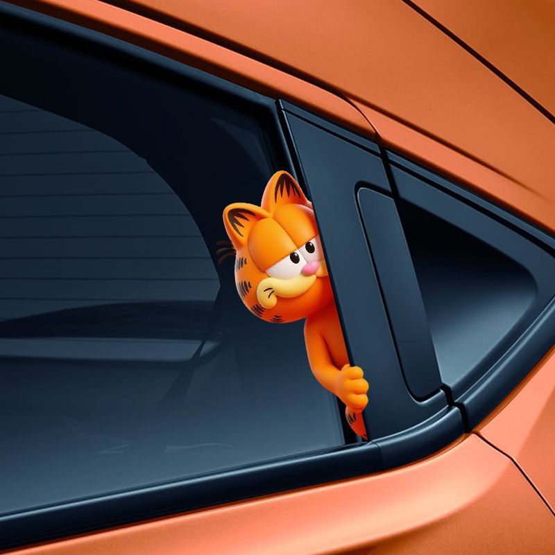 Garfield Anime Cartoon Niedlic – Car Accessories Window Bewertung und Preis