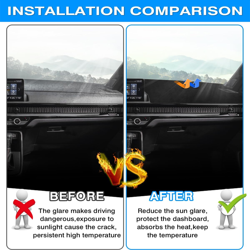 Anti-Glare Armaturenbrettabdec – Car Accessories Quirky Bewertung und Preis