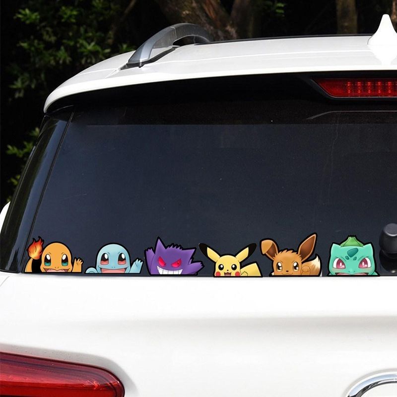Pokémon-Autofenster-Aufkleber, – Car Accessories Window Bewertung und Preis